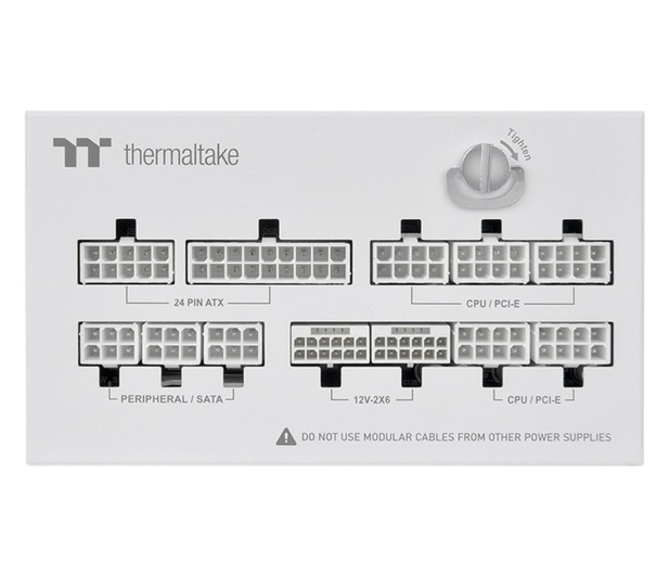 Thermaltake Dockpower FI 850W 80 Plus Gold modular ATX3.1 Gen5 Snow - 1608672 - zdjęcie 5